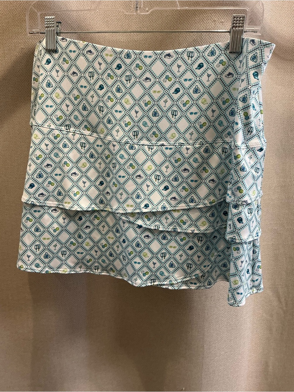 Lucky in Love Came to Win Scallop Skort